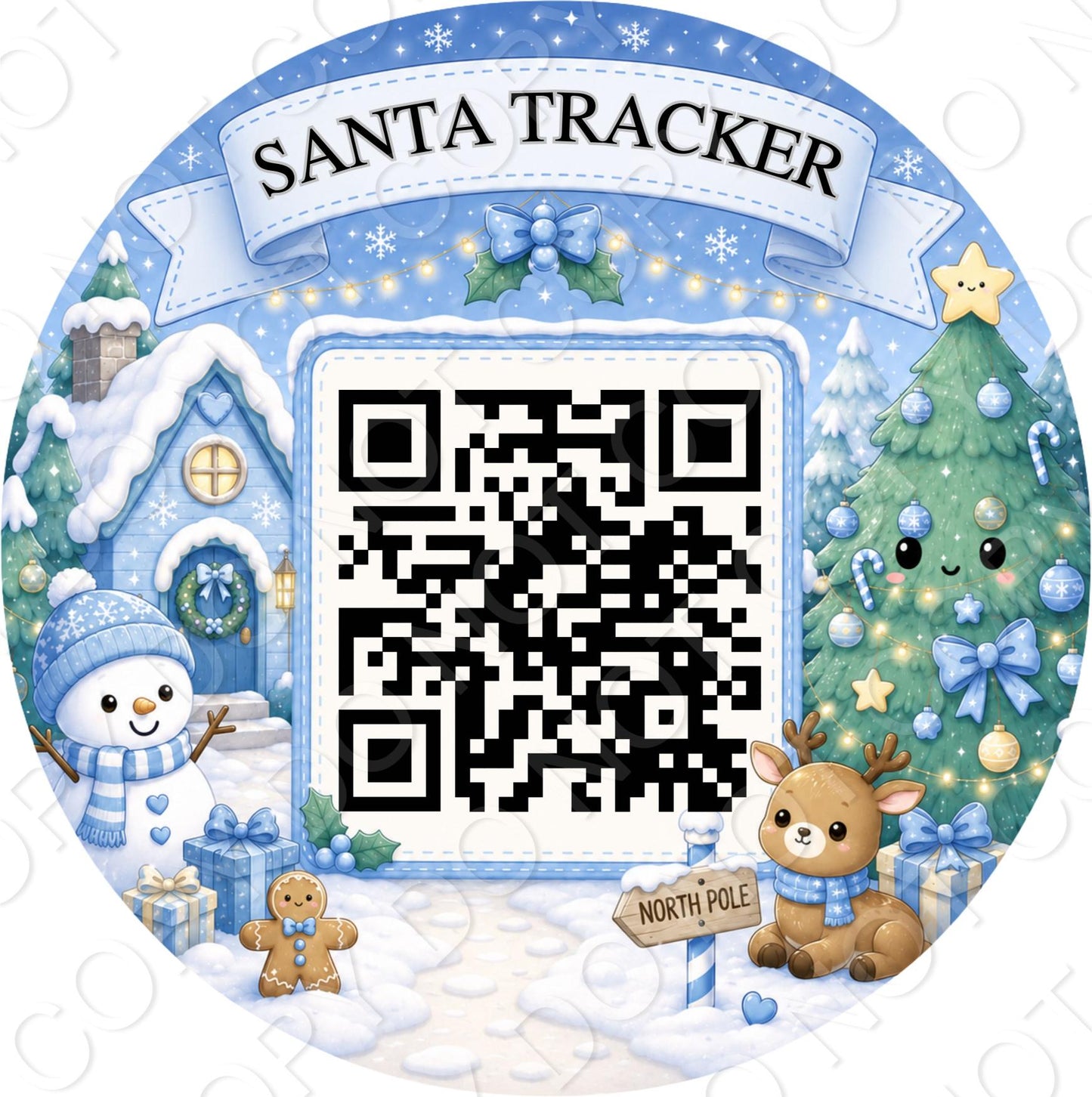 UV-DTF Transfer - New 2026 Santa Tracker