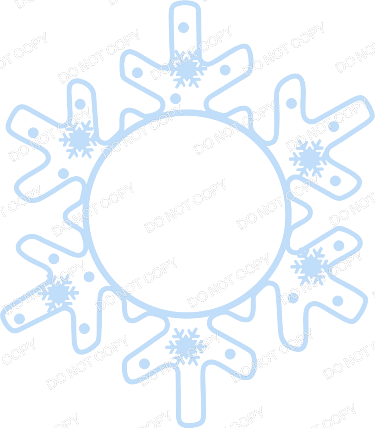 UVDTF Transfer - Snowflake Transfer for Woodform Crafts Snowflake Bauble