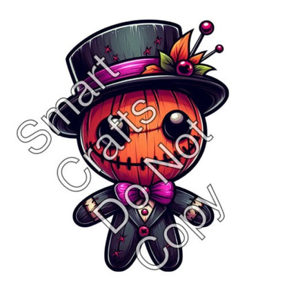 UV-DTF Transfer for  Keyring - Voodoo 8 Different Styles