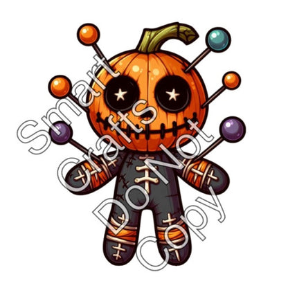 UV-DTF Transfer for  Keyring - Voodoo 8 Different Styles