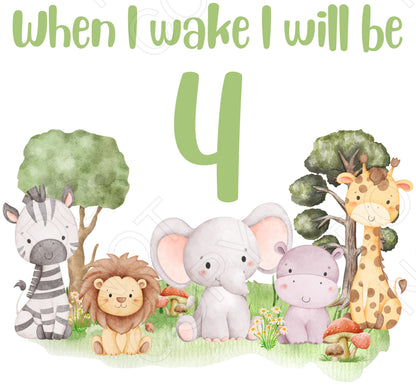 DTF Transfer - When I Wake I Will Be....