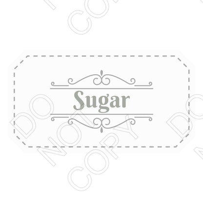 UV-DTF Transfer - Classic Drink Labels (White)