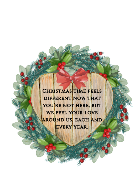 UV-DTF Transfer - Christmas memorial design- this is the plural version